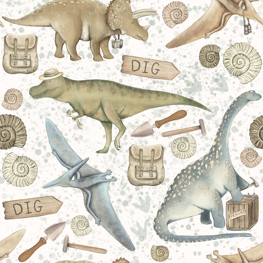 Dinosaurs Front Opening Romper image 0