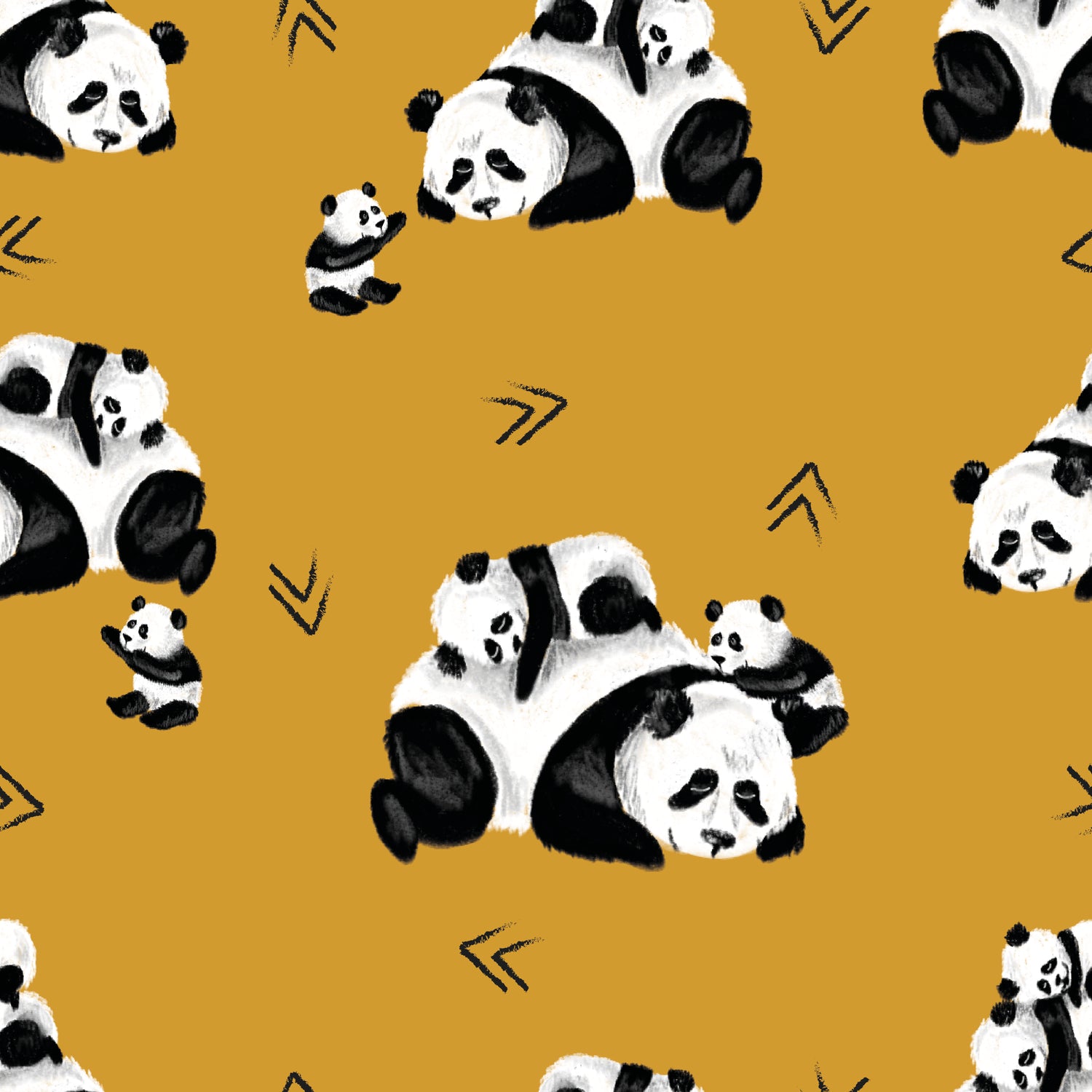 Panda Cuddles Blanket image 1