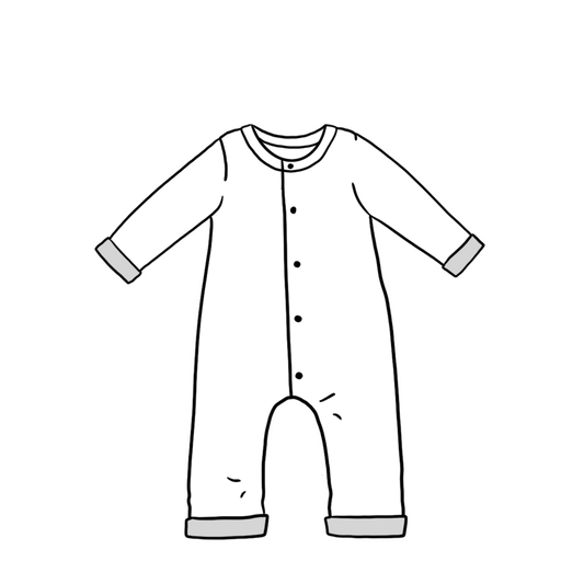 Our Little Rainbow Front Opening Romper image 1