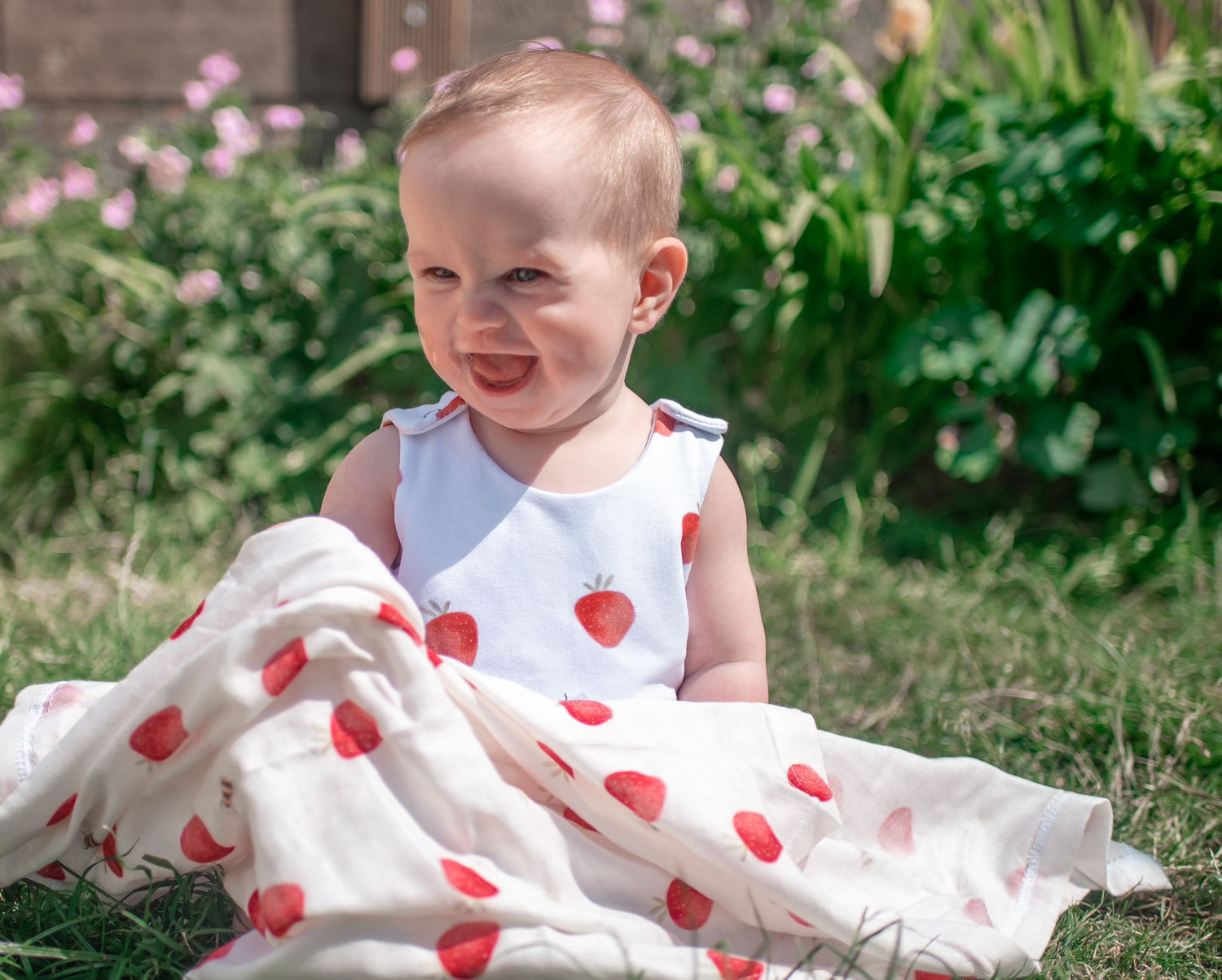 Strawberries Romper