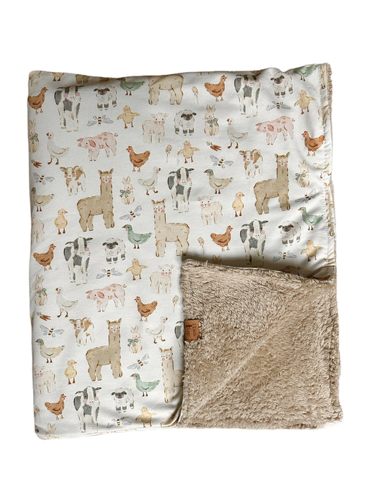 Farmyard Friends Blanket