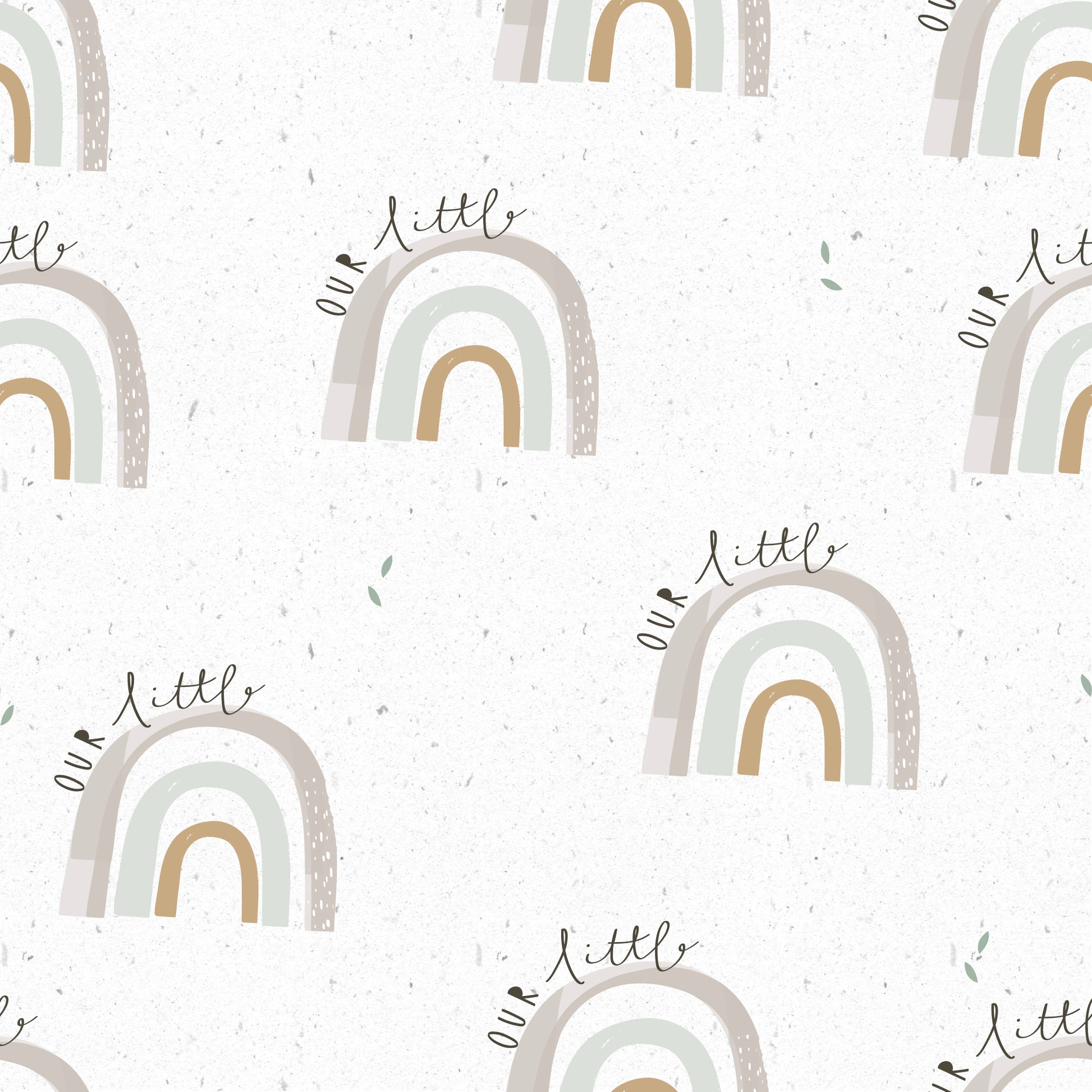 material featuring rainbows